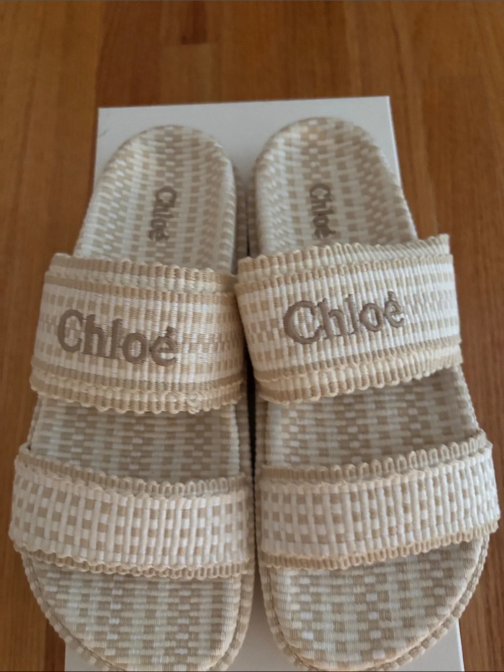 Chloe Rori Woven Slides